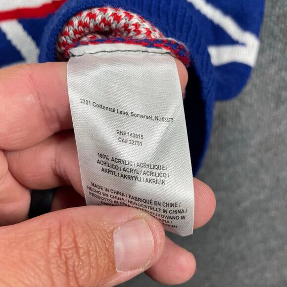 NFL New York Giants Light Up Bluetooth Sweater Men's Large LED WORKS Football - Picture 8 of 12